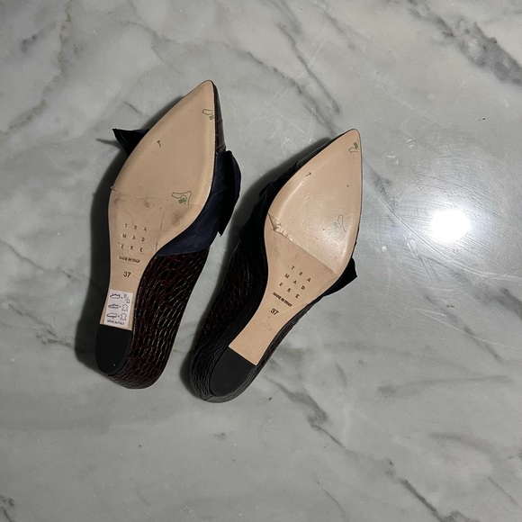 NEW: TRA MAD RKE Ribbon Mules - Picture 2 of 2